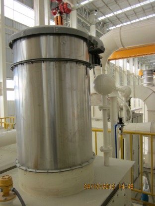 ระบบผ้ากรองฝุ่น (Dust filter) - เครื่องลำเลียงวัสดุผง bulk matrial handling
